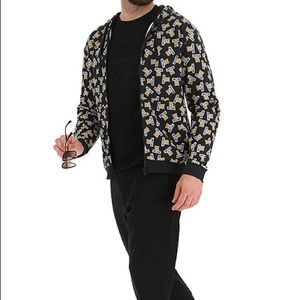 「SOLD」NWT MOSCHINO TEDDY BEAR MENS HOODIE SIZE M